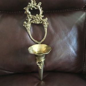 Vintage wall Sconce with Vase